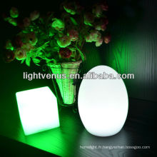 Lampe de table changeante multicolore